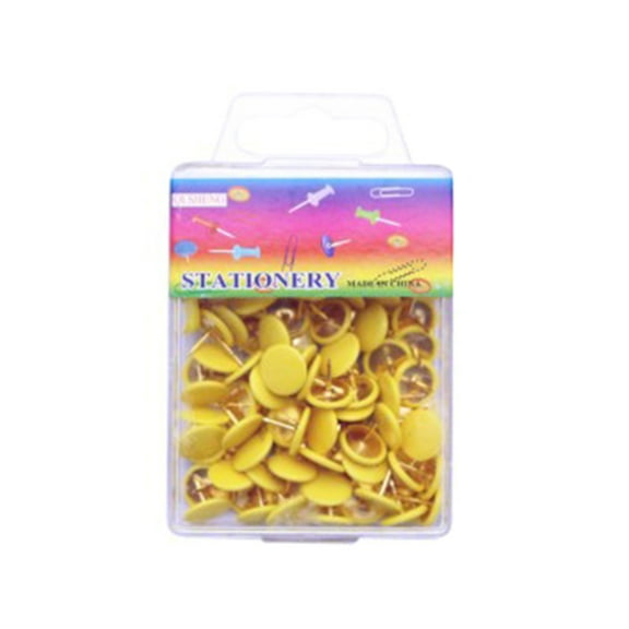 100Pieces Colors Thumb Tacks Colorful Push Pins Cute Decorative Thumb Tack for Home Office Decorative Drawing Pins