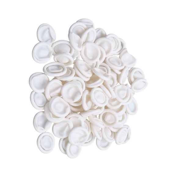 100Pieces Comfortable Latex Finger Cots Finger Protector Sleeves For Electronics Assembly And Detailed Repair Work