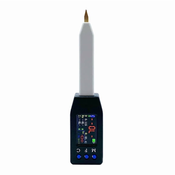 100S 100Hz/1Khz/10Khz Mini Intelligent Bridge Tweezers Tester Resistance Capacitance Inductance Diode Tester,1 * Mini Intelligent Bridge Tweezers,Black