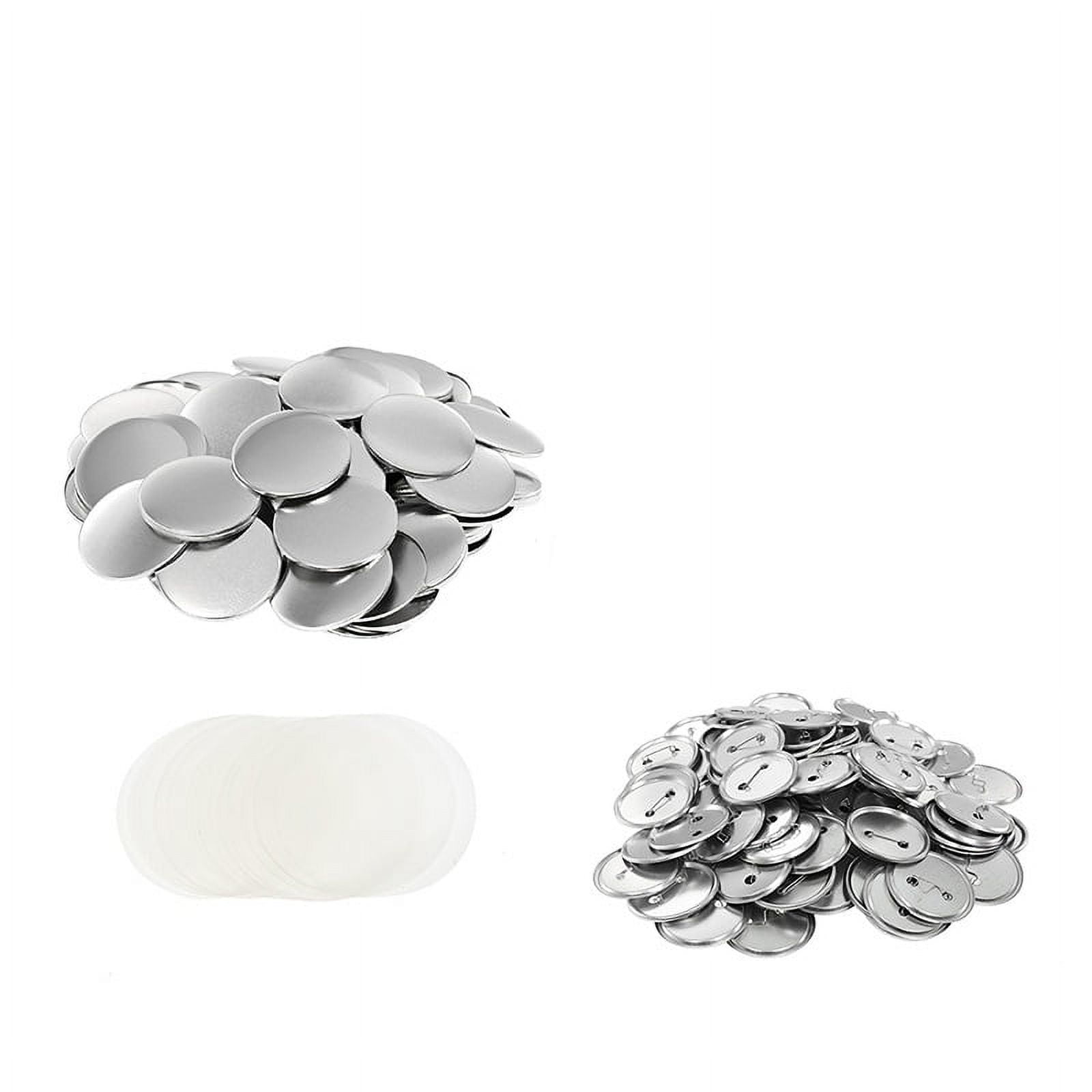 100Set Blank Badge Pin Button Maker Making Parts Supplies 58mm DIY Button Making ,Beginner-Friendly