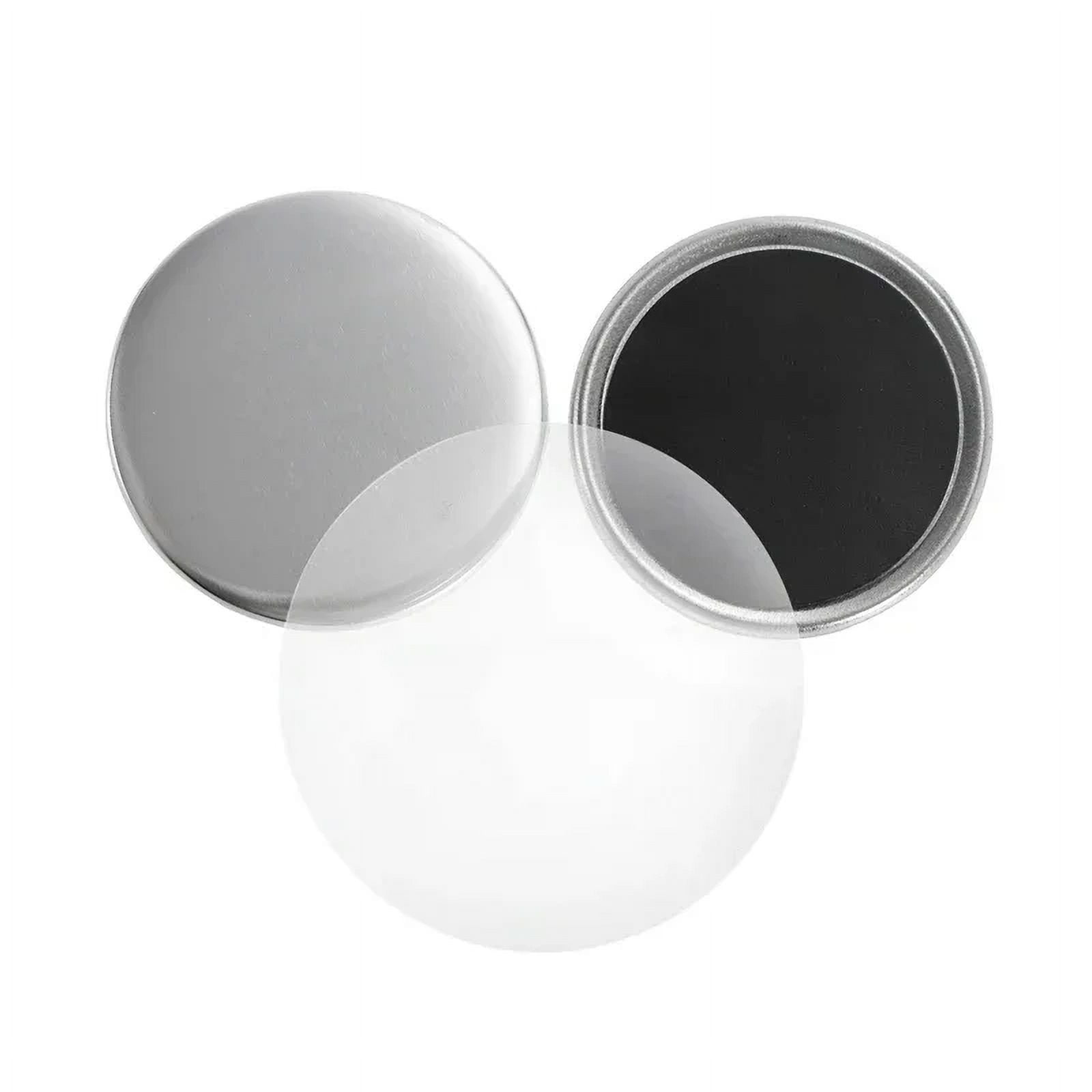 100Set DIY Making Magnet Refrigerator Badge Button Parts for Button Maker Blank Pin Button ,Beginner-Friendly