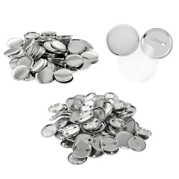 100Sets 32MM Round Badge Pin Button Maker Machine DIY Making Badge Parts Manual Punch ,Easy to Use