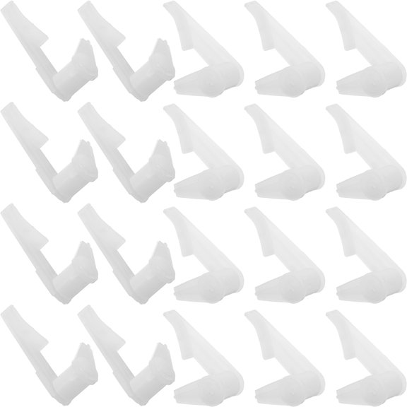 100Sets Ceiling Light Clips Transparent Plastic Fixed Buckles Suitable for Most Lampshades