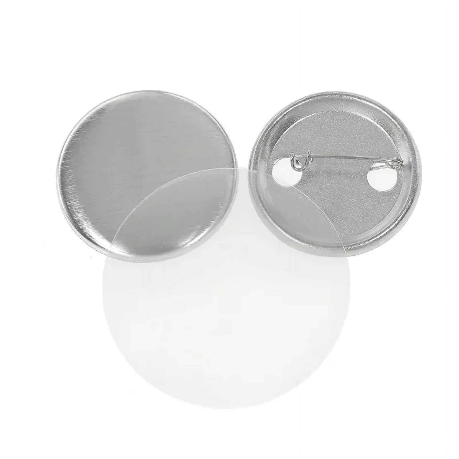 100Sets Frosted Base Blank Badge Pin Button Maker Parts Material Supplies 58mm DIY Buttons Making ,Beginner-Friendly