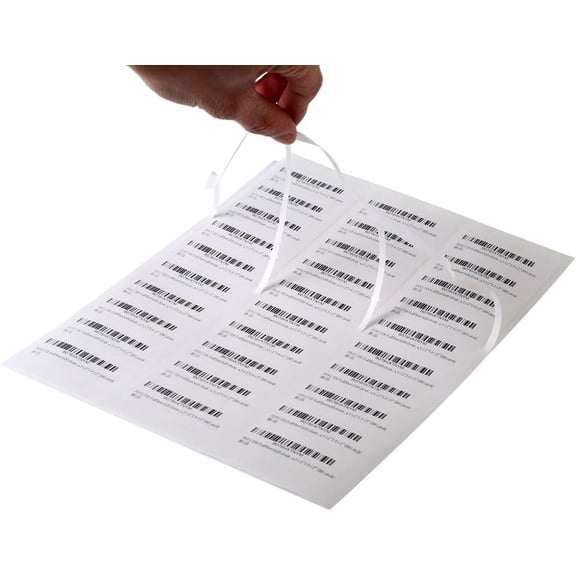 [100Sheet, 3000 Labels] Address Mailing Shipping Amazon FBA Barcode Labels 1 x 2 5/8 for Laser/Inkjet Printer, 30-up Return Address Labels Name Tag Stickers for School Supplies