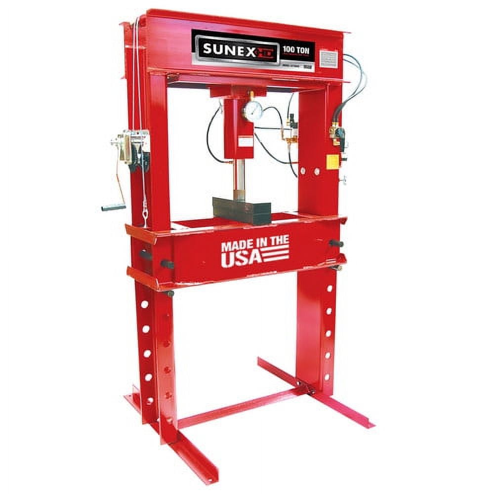 100 Ton Air/Hydraulic Shop Press