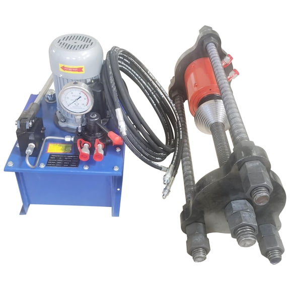 100T Hydraulic Crawler Pin Press Excavator Chain Dismantling Machine Hand-Electric Pump