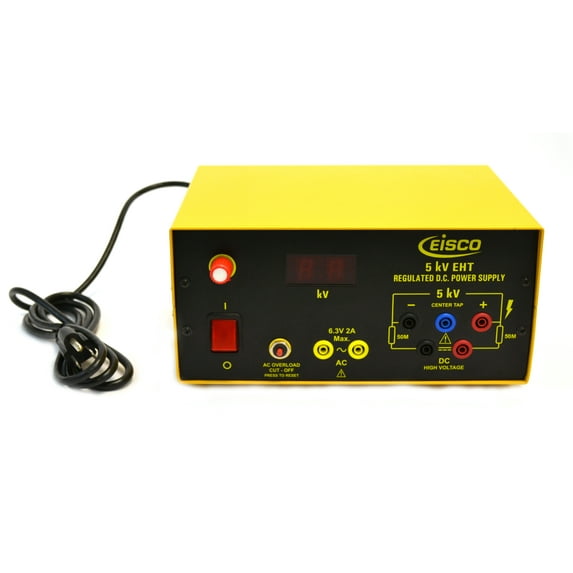 100V to 5kV at 3mA DC Regulated Power Supply - High Voltage - 6.3V at 2A AC - Extra High Tension (EHT)
