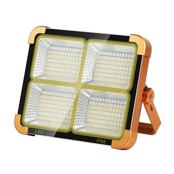100W 1000W Outdoor Camping Solar Flood Light Portable Floodlight Rechargeable Emergency Night Market Lights Solar LED Tent Light ,Brings Out Natural Colors