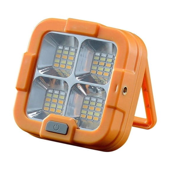 100W 1000W Outdoor Camping Solar Flood Light Portable Floodlight Rechargeable Emergency Night Market Lights Solar LED Tent Light - Wide Angle Beam