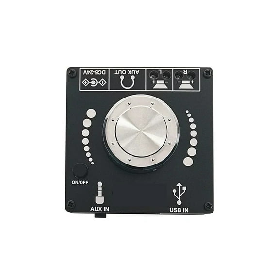 100W+100W Bluetooth-Compatible Wireless Digital Power Amplifier Class D 20W~200W HiFi Stereo USB ,Easy Installation