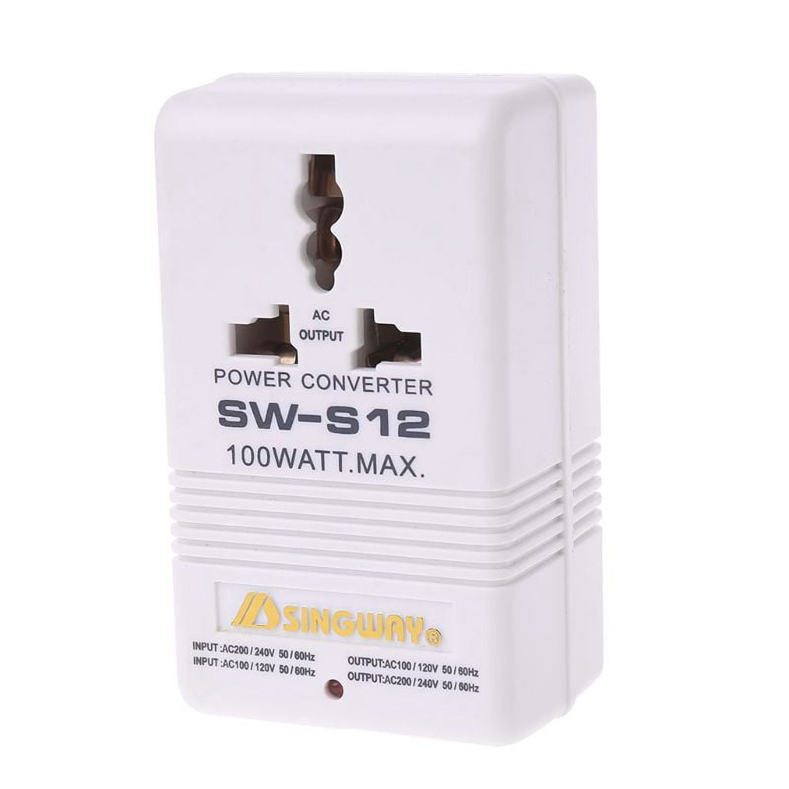  100W 110V/120V to 220V/240V Step-Up and Down Voltage Converter Transformer