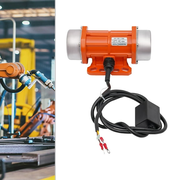 100W 110V Electric Vibration Motor AC Industrial Vibrator Single Phase Vibrating