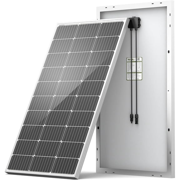 100W 12V Monocrystalline Solar Panel with Solar Connectors, Module PV Power for Boat, Caravan, RV and Any Other Off Grid Applications