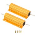 thumbnail image 1 of 100W 200 Ohm Aluminum Shell Resistor Housing Resistor with Screws 2Set, 1 of 7