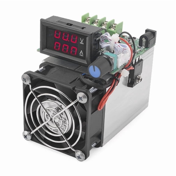 100W/250W Upgraded Electronic Load Meter 1-100V Input with Current Display Cooling Fan Temperature Protections
