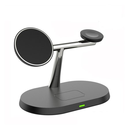 100W 3 In 1 Magnetic Wireless Charger Stand For Phone Watch 5 Active 2 Fast Charging Dock Station ,Quick Charge Advantage