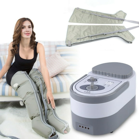 100W Air Circle Compression Leg Massager Machine Pump + Max Leg Set 18L/min 50-280 mmHg
