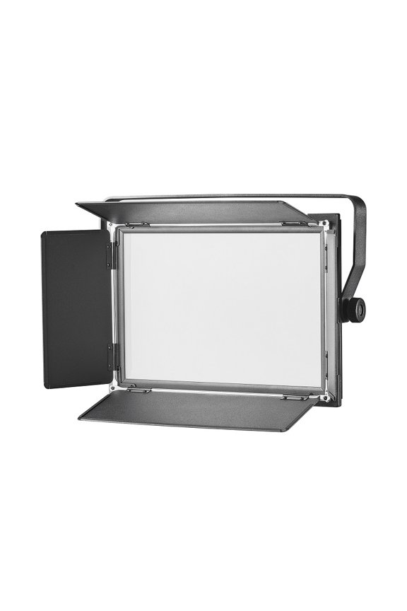 100W Bi-Color Fanless Mute Studio Fill Light, DMX RDM Dimmable LED Panel Lamp with Shading Blades for Video Recording and Live Streaming