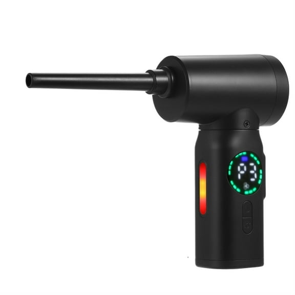 100W Cordless Air Blower Compressed Air Duster Cleaner With Emergency Light Electric Inflator Cleaning Tool Dust Blower ,Adjustable Speed