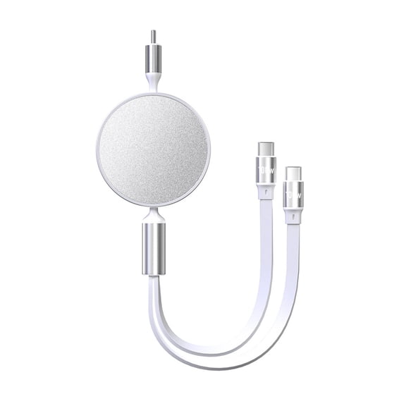 100W Data Sync Extender Cord Wire Type C Cable USB C to Double Male Fast Charging Cable