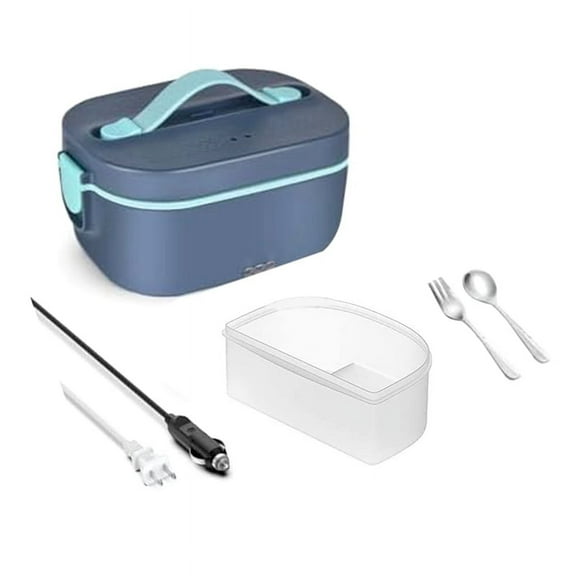 100W Electric Heated Lunch Box 4 in 1 Adult Hot Men'S Double Cover US Plug