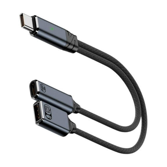 100W Fast Charging Double Head USB C Splitter Headphone Charging Adapter Type C To USB C USB 2.0 Splitter Charging Cable