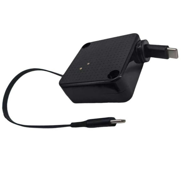 100W Fast Charging Retractable Charging Cable Delivering 480Mbps Transfer Speed Auto Roll Technology Fixed Base Installation