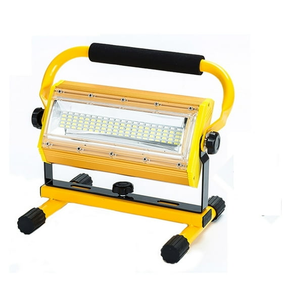100W Flood Light LED Reflector Outdoor Floodlight COB Spotlight Searchlight Garden Lamp With 6x 18650 Battery & Charr ,Multifunctional Lighting