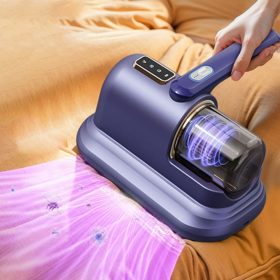 100W Handheld Multifunction Bed Vacuum Cleaner with UV Lamp and 9kPa Suction for Mattress Fabric Allergen Removal