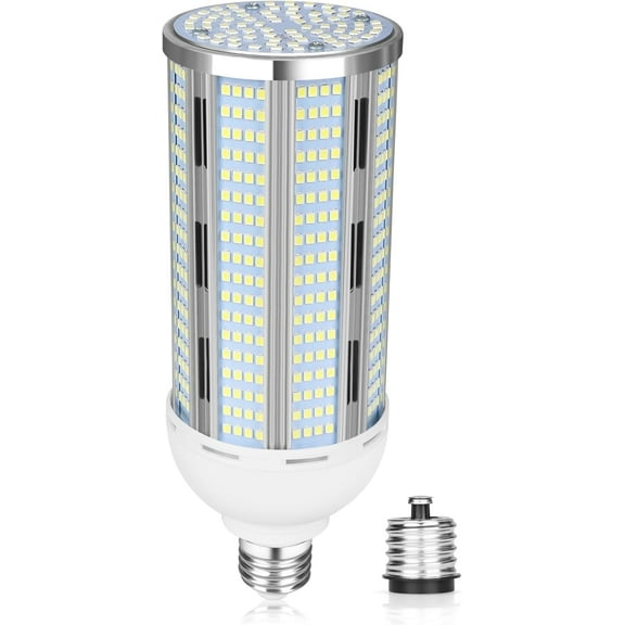 100W LED Corn Bulbs,12000 Lumen,6000K Daylight White,E26/E39 Base LED Corn Light Bulb,AC85-265V,LED Replacement Metal Halide HID CFL for Commercial Industrial Lighting Warehouse Garage Workshop.