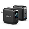 thumbnail image 1 of 100W LED GaN Wall Charger – 3-Port, Intelligent Power Sharing, Real-Time Display, and Global Compatibility for Fast Charging MINIX P3 Pro, 1 of 22