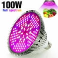 100W LED Grow Light Bulb, Full Spectrum Plant Grow Light, 150 LEDs