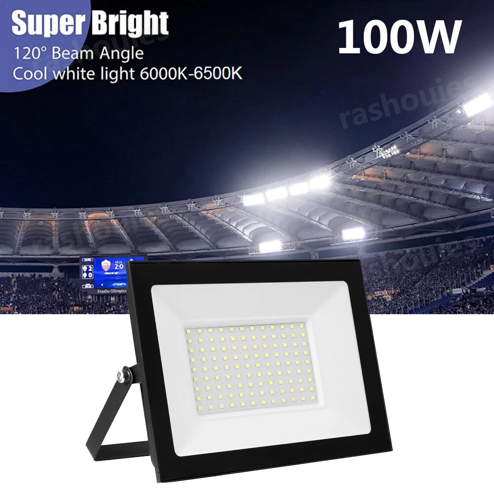 100W Led Flood Light Outdoor Module Spotlight Garden Yard Lamp Bright Cool White