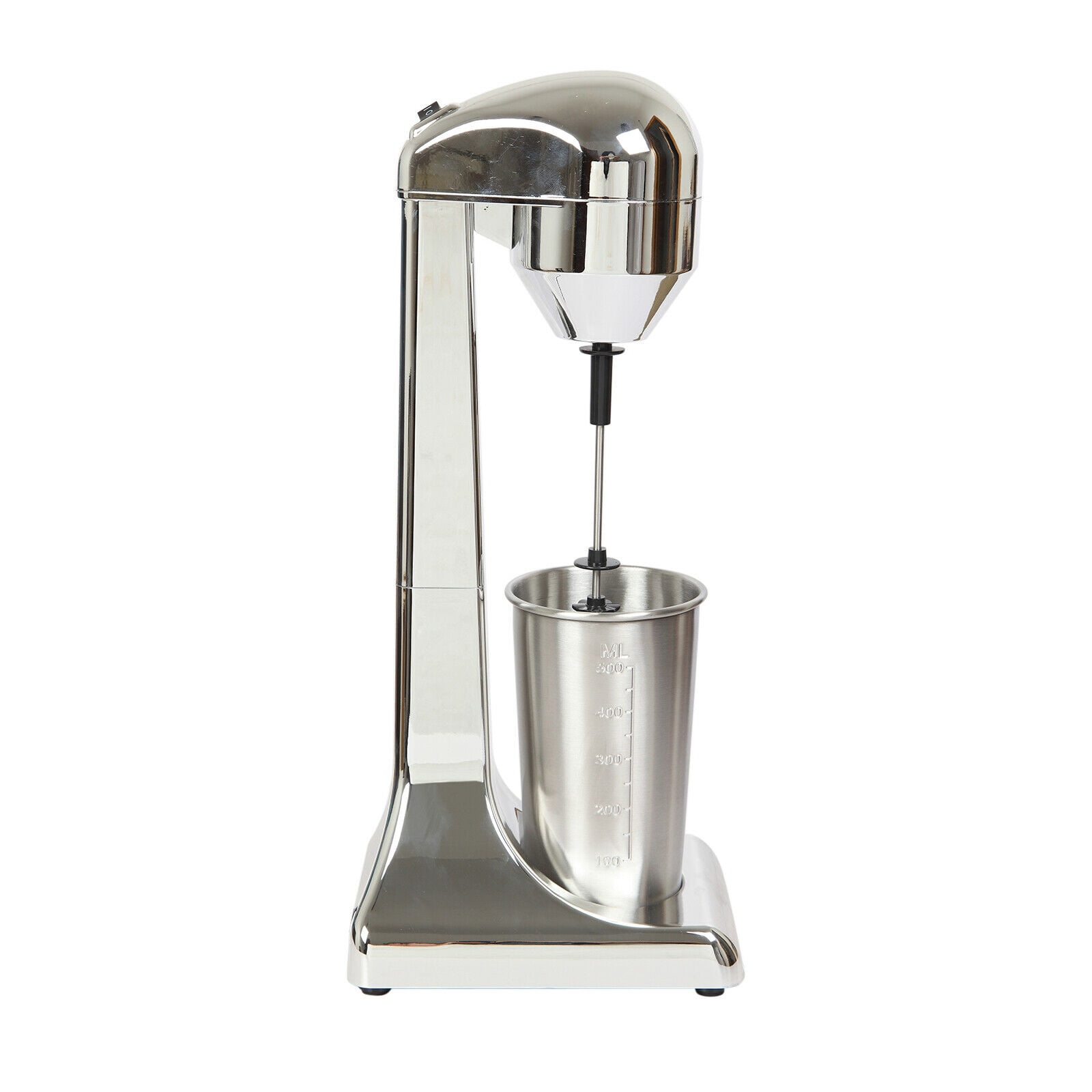 100W Milkshake Shaker Machine Blender Milk Foam Coffee Drink Mixer Pure  Copper Motor Strong Power Anti-Slip Mat Design Silver