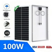 SolarHorizon 100W Solar Panel for RV Roof, Boat, Off-Grid Home - Durable, Easy Install, Waterproof