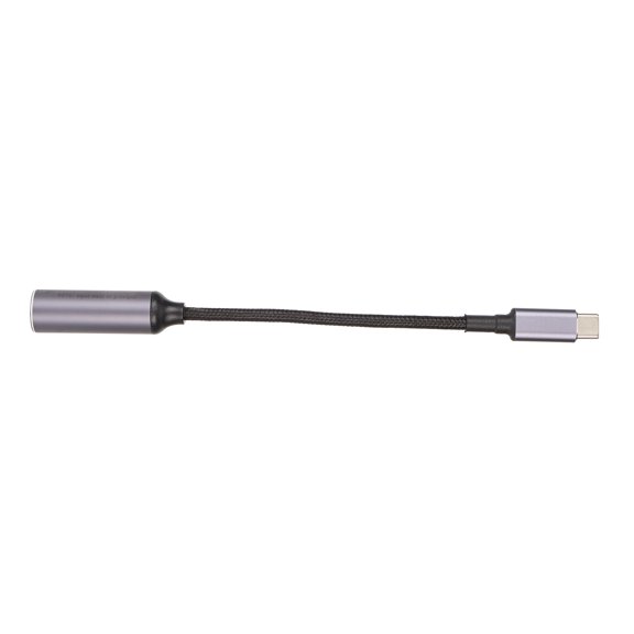 100W PD DC 4.5mm x 0.6mm Female Input to USB Type C Male Power Charging Cable for Phones Tablets Laptops High Speed Data Sync and Fast Charging Cord 6.9 inches / 17.4 cm Durable Nylon Braided Wire