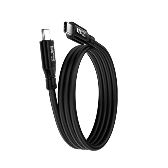 100W Quick Charging Cord Double End USB C Cable 20Gbps Data Sync Wire Line Support 8K60Hz Video Transmission for Phone