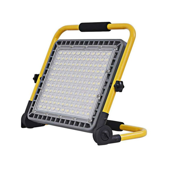 100W Rechargeable Portable Floodlight Spotlight Super Bright LED Floodlight Outdoor Waterproof LED Street Light Landscape Lights