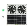 thumbnail image 1 of 100W Solar Exhaust Fan, Waterproof  Durable, Provides Powerful Airflow For Improved Climate Control, 1 of 6