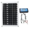 100W Solar Panel Kit Monocrystalline Solar Module with Waterproof 20A