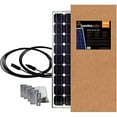 thumbnail image 1 of 100W Solar Panel Kit with Cables & Mounting Brackets, 1 of 1