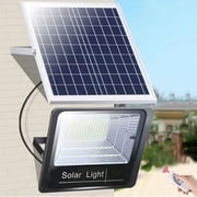 MDHAND 100W Solar Street Light, Super Bright LED with PIR Motion Sensor, Remote Control, Waterproof