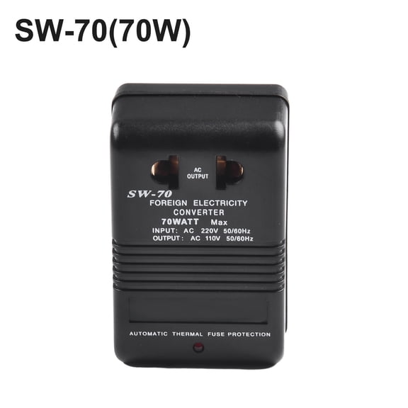 100W Step-Up/Step-Down Transformer, 110/120V To 220/240V, 70W/100W, 55Hz-60Hz Power Converter Travel Adapter