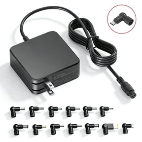 90W 100W USB-C Universal Fast Charger for Asus Vivobook, Acer Samsung Chromebook Laptop, Dell Toshiba IBM Lenovo ThinkPad, HP Spectre X360 Type C Computer, AC Adapter Power Cord with 13 Tips