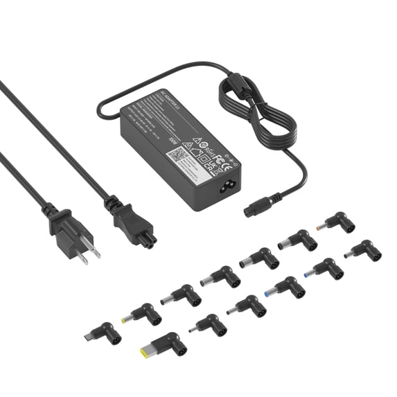 100W 90W Universal Laptop Charger with USB-C, Compatible with Lenovo, HP, ASUS, Dell, MSI, Acer, Toshiba, Gateway, Samsung, Chromebook, Vivobook, Ultrabook, ThinkPad, Inspiron Monitor AC Adapter