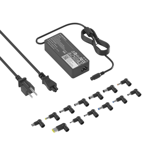 100W 90W Universal Laptop Charger with USB-C, Compatible with Lenovo, HP, ASUS, Dell, MSI, Acer, Toshiba, Gateway, Samsung, Chromebook, Vivobook, Ultrabook, ThinkPad, Inspiron Monitor AC Adapter