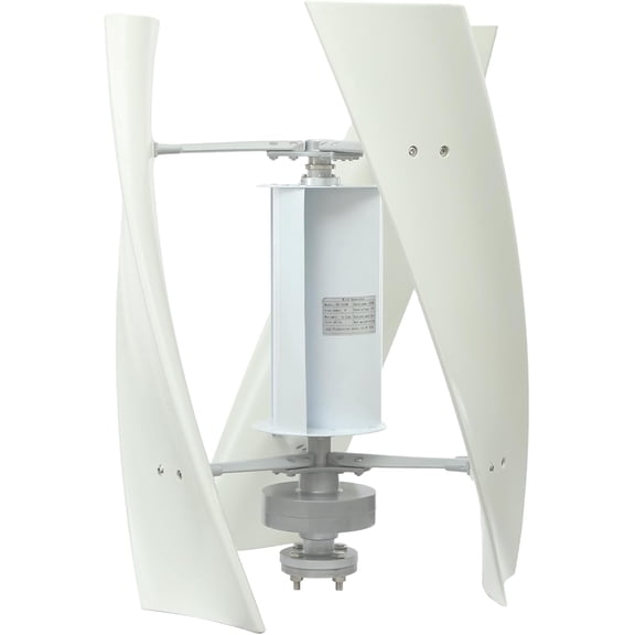 100W Vertical Wind Generator, Output Wind Turbine with Controller, Aerodynamic Design, 3 Blades, Auto Windward Adjustment, Ideal for Boats, Gazebos and Mobile Homes (12V)