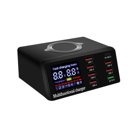 100W Wireless Charger PD Quick Charge Usb Charger Adapter Fast Charger Charging Station ,Fast Charging