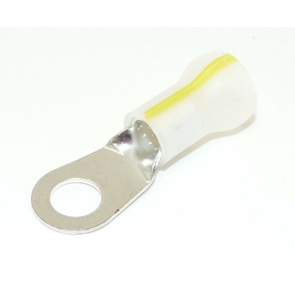 100X 53950-1 Amp TE Connectivity Plasti-Grip Ring Terminal 4 AWG .375 Stud